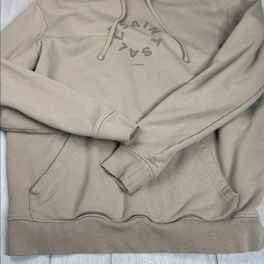 All Saints Hoodie, OVERSIZED, Tan, XS